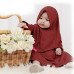 KQH Baju Kurung Baby+Tudung Set (Newborn - 2Tahun+), Jubah Baby Budak, Dress Baby, Baju Baby Girl (Shakira Bubblekids Series)