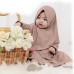 KQH Baju Kurung Baby+Tudung Set (Newborn - 2Tahun+), Jubah Baby Budak, Dress Baby, Baju Baby Girl (Shakira Bubblekids Series)