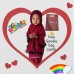 KQH Telekung Baby/Budak 3 Bulan -3½ Tahun, Prayer Gown/Baju Muslimah/Telengkung Baby Budak (Bubblekids Series)