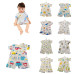 KQH T-Shirt Set Newborn - 3 Tahun+, Baju Budak, Baju Playset Budak, Baju Baby Boy Girl (Random)