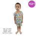 KQH T-Shirt Set Newborn - 3 Tahun+, Baju Budak, Baju Playset Budak, Baju Baby Boy Girl (Random)