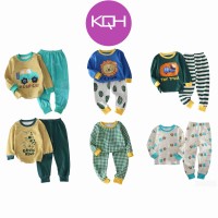 KQH Baby Kids Pajamas Newborn-5Y, Pyjamas, Baju Budak, Baju Tidur Budak, Baju Baby Boy Girl LC1