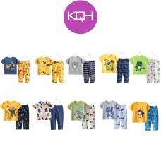 KQH Baby Kids T Shirt+Long Pant Newborn-11Y, Pajamas, Pyjamas, Baju Budak, Baju Tidur Budak SSLP1