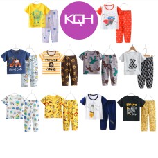 KQH Baby Kids T Shirt+Long Pant Newborn-11Y, Pajamas, Pyjamas, Baju Budak, Baju Tidur Budak SSLP2