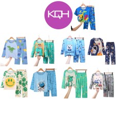 KQH Kids Pajamas 4Y-15Y , Pyjamas, Baju Budak, Baju Tidur Budak SSPJ2