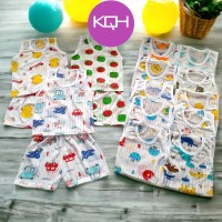 KQH Baby Kids Singlet Set Newborn - 3 Tahun+, Baju Budak, Baju Playset Budak, Baju Baby Boy Girl