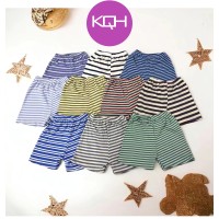 KQH Newborn - 4 Years Short Pant Stripe/Seluar Baby Budak Pendek (RANDOM)